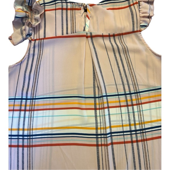 Westmoon Made in L.A. Pink Striped Sleeveless Blouse Size S - Picture 6 of 11